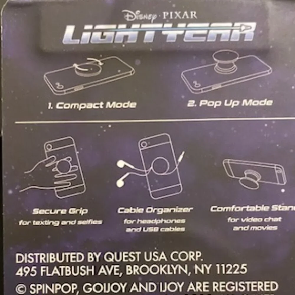 Disney Pixar Spin Pop: Buzz Light Year *Phone Grip*